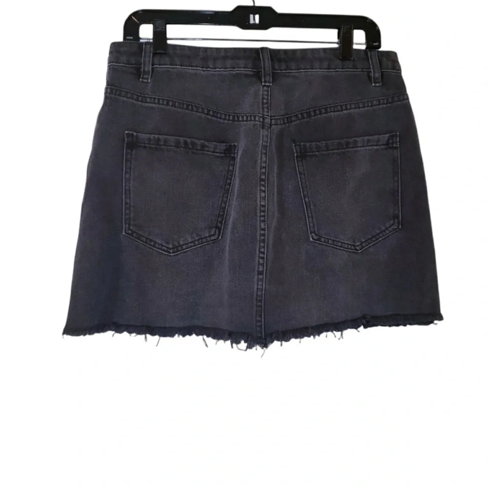 Free People Black Jean Skirt - Picture 2 of 5